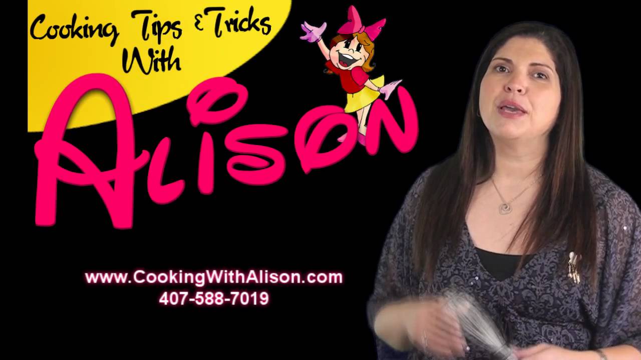 Alison Rizzo Chef Intro to Cooking with Alison - YouTube