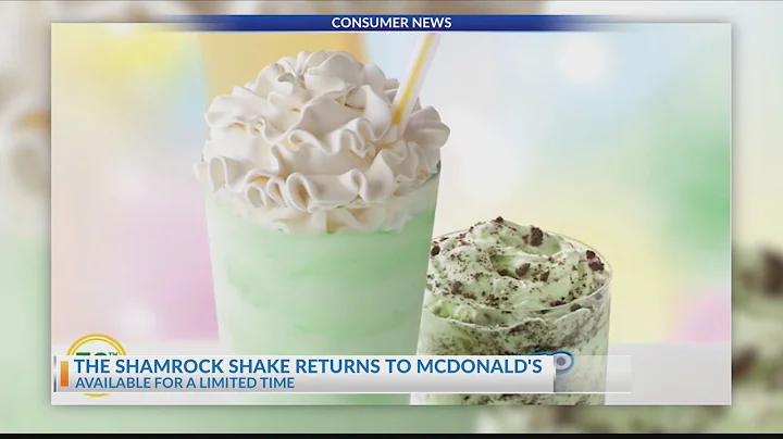 McDonald’s bringing back Shamrock Shake, introducing Oreo Shamrock McFlurry