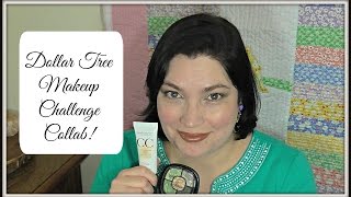 Dollar Tree Makeup Challenge! | Collab With Zimskygirls