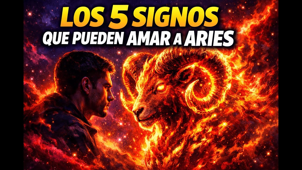 Los 5 signos MÁS compatibles con Aries ❤️ | ¿Quién puede AMAR a Aries de VERDAD?