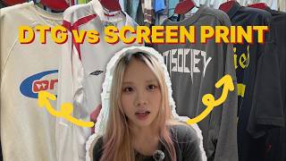 Screen Printing vs. DTG — How to Choose？