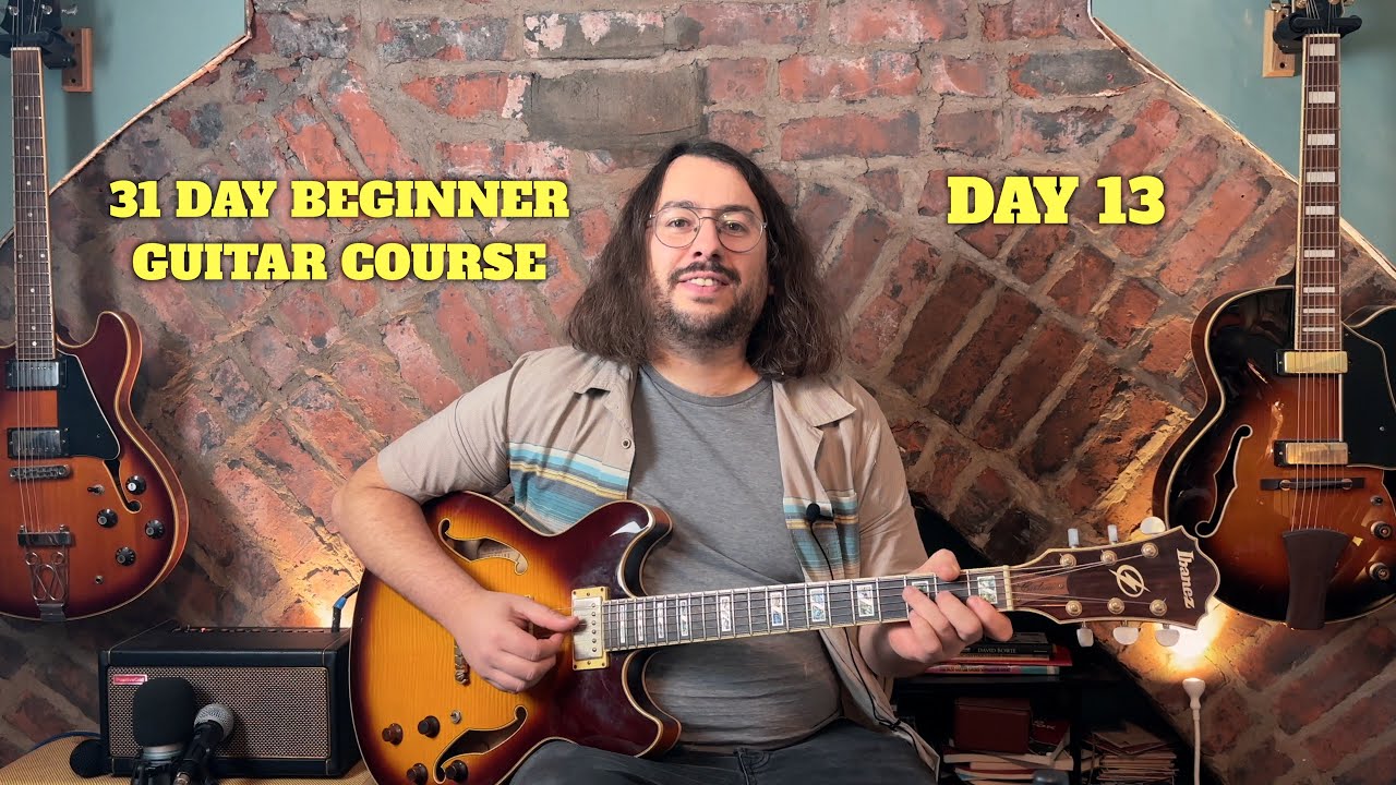 31 Day Beginner Guitar Course – Day 13 | Californication Riff & D Minor Chord (RHCP)