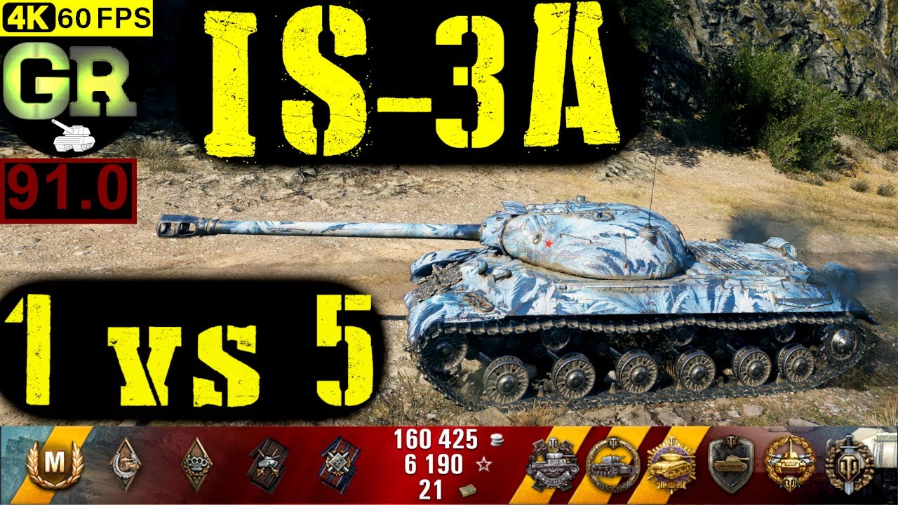 91_World of Tanks IS-3A WoT Replay - 10 Kills 5.7K DMG(Patch 1.4.0)