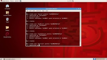 Demostracion de perfiles y roles en oracle 11g