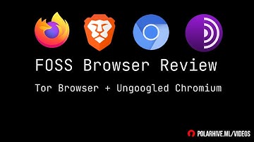 FOSS Browsers for Privacy | Use Ungoogled Chromium & Tor Browser