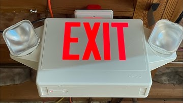 Exit sign setup 3!