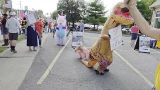 NO KINGS Protest, October 18, 2025, Clintonville, Ohio