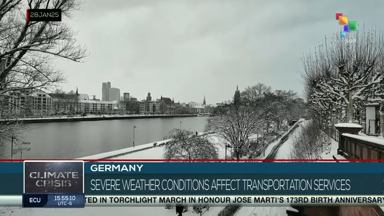 Germany | Severe weather conditions affect transportation services