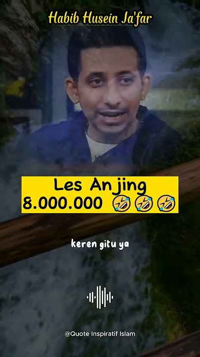 Kalah sama guru les anjing - Habib Husein Ja'far #shorts