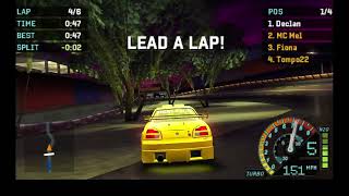 Nfs Underground Rivals Nissan Skyline Gt-R R34 Car Spec Race Gameplay