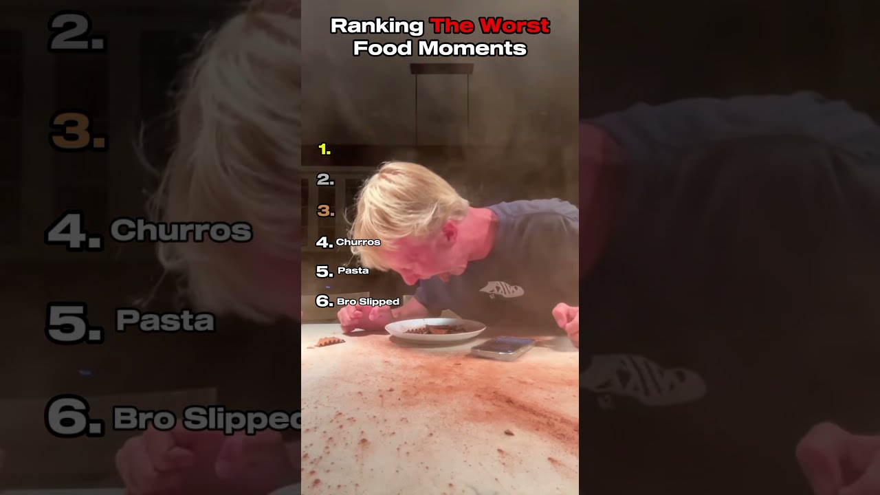 Ranking The WORST Food Moments
