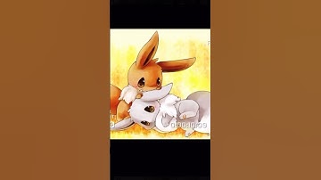 🧡Aww que bonito eevee🧡 #edit #pokemon #eevee