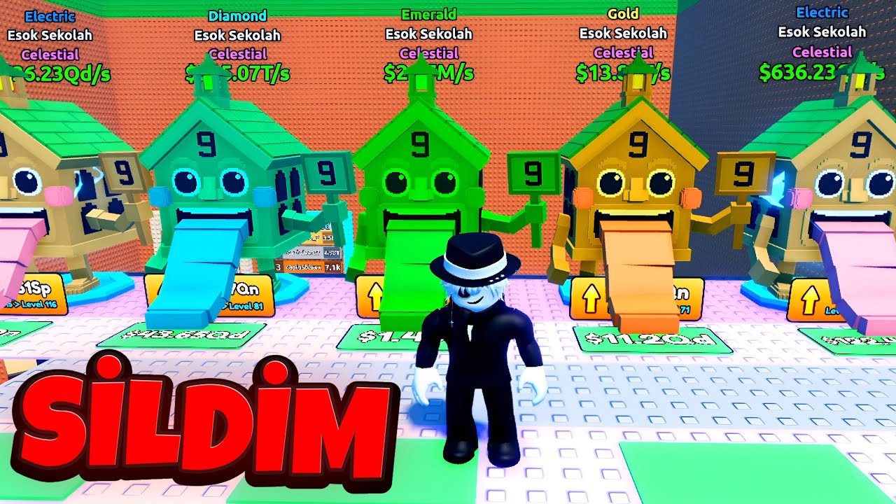 EN ZENGİN TÜRK'ÜN BRAINROTLARINI SİLDİM! - Escape Tsunami For Brainrots!