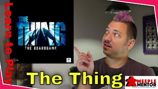 Learn to Play The Thing: The Boardgame (plus Solo)