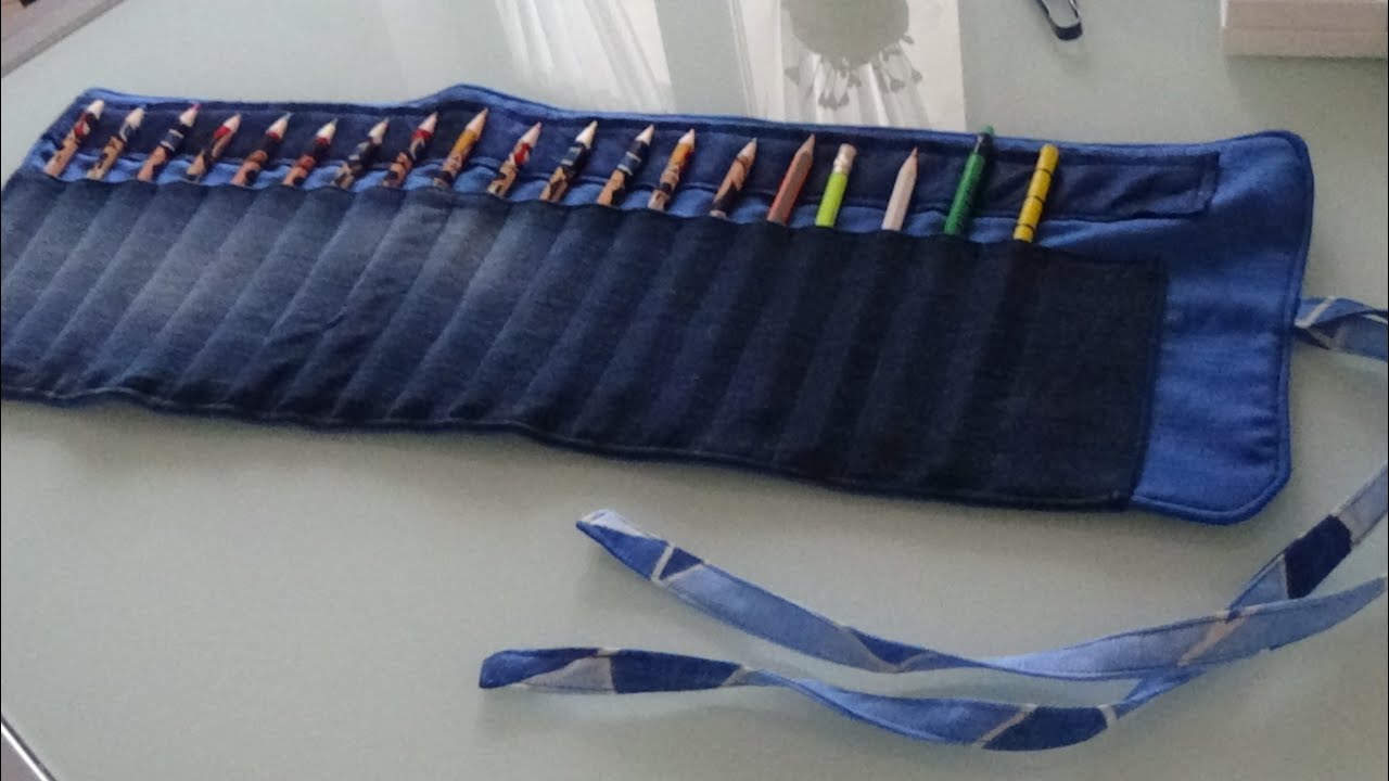 Rotolo porta matite/pennelli ...fai da te