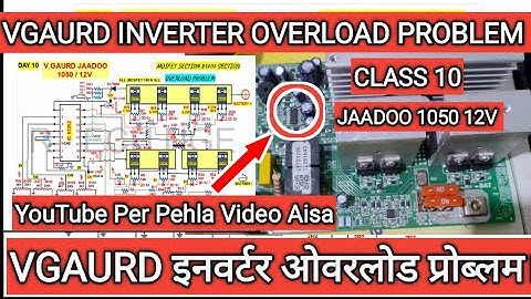 KLAS 10. V-Guard, probleem met overbelasting van omvormer. V-Guard, probleem met overbelasting va...