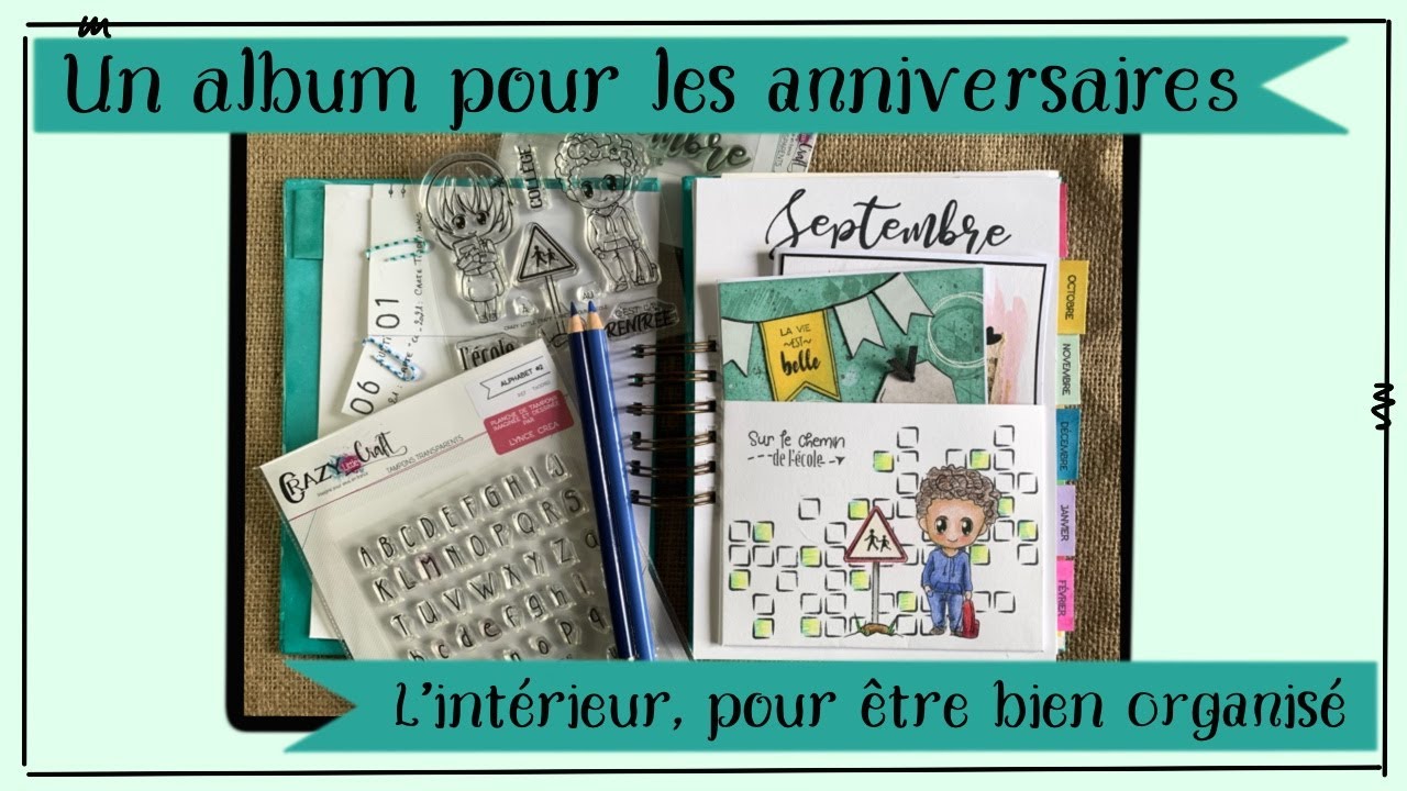 Un album pour ne plus oublier les anniversaires : création des pages