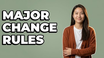 What Are New Course Requirements For A Major Change?