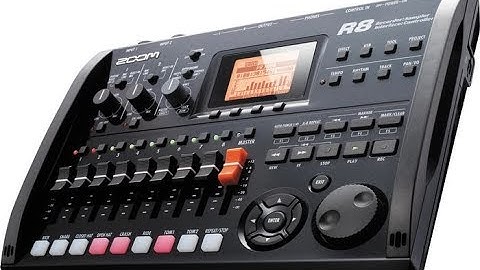 Zoom R8 - How to erase a track