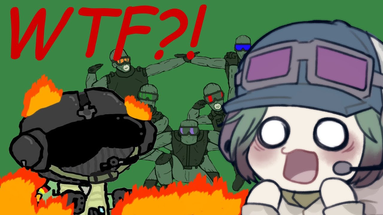SQUAD Moments in Rainbow Six Siege - YouTube