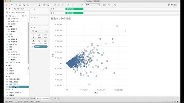 Tableau（タブローの）結合セットの作成方法と設定例です。