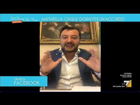 Matteo Salvini in diretta Facebook: &#039;Farò di tutto per evitare accordo PD-M5S, con me calati ...