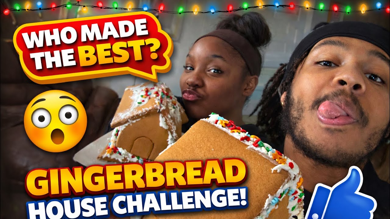 WHO CAN MAKE THE BEST GINGERBREAD HOUSE🎄