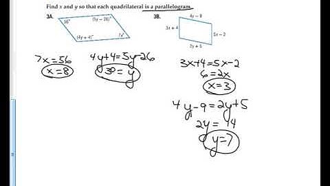 Geometry 6.3 Tests for Parallelograms