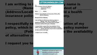 Cancellation of a Health Insurance Policy Due to Alternative Coverage