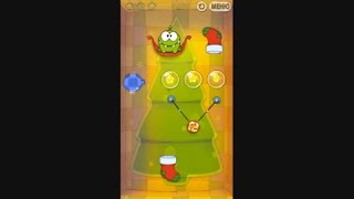 Cut the Rope: Holiday Gift (by ZeptoLab) - puzzle game for android and iOS - gameplay. screenshot 5