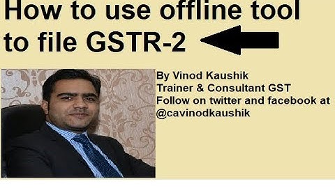 How to file GSTR-2 with offline tool I Live demo I Offline tool I