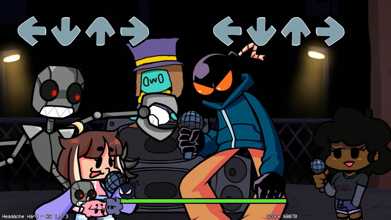 Friday Night Funkin' Headache - But Everyone Sings It