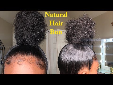 Sleek High Bun Tutorial Natural Hair Youtube