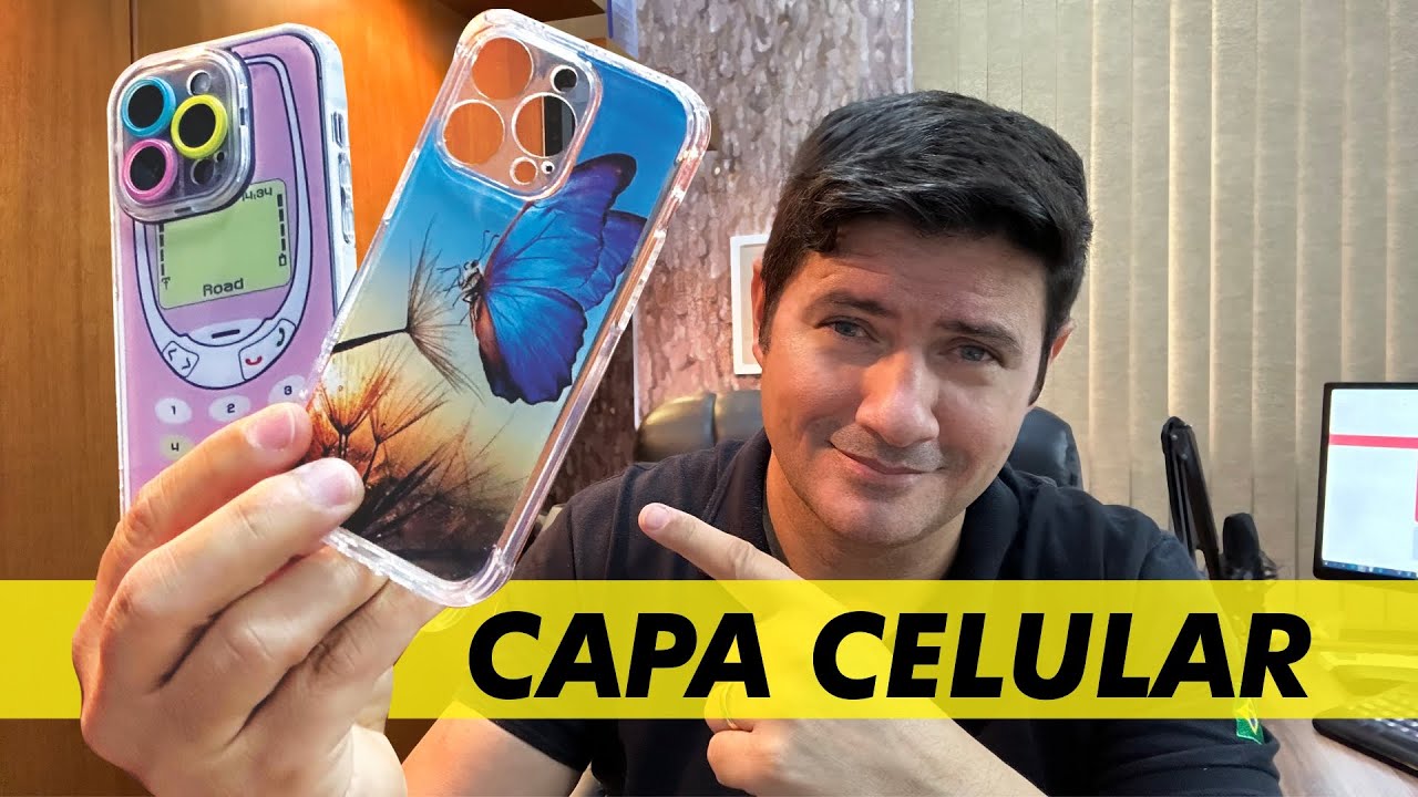 Capa Celular - Personalização com Impressão jato de tinta