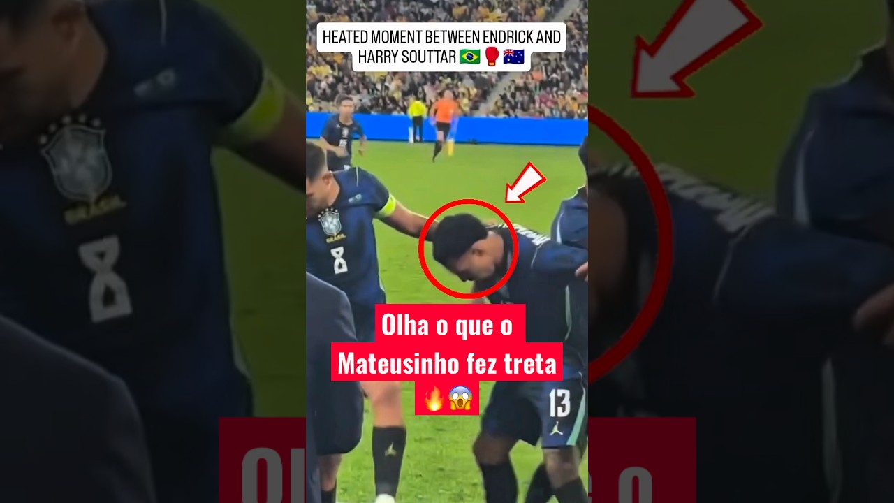 Essa atitude de Matheuzinho chamou bastante a atenção. #matheuzinho #seleçãobrasileira #corinthians