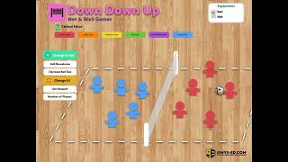 Down Down Up - Net & Wall Games