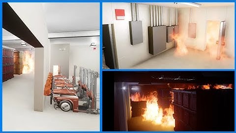 Halo 5 - (Destructible Environment) Fire Spreading in Building and Power Going Out