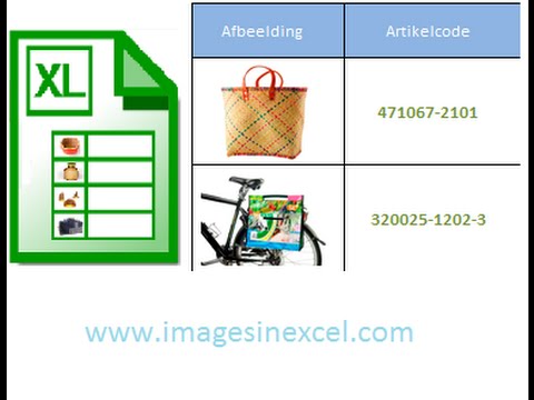 Foto Afbeeldingen Excel Automatisch, Zie Ook Www.Imagesinexcel.Com - Youtube