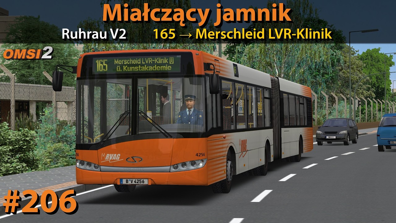OMSI 2 #206: Miałczący jamnik | Ruhrau V2 - 🚍165 | Solaris Urbino 18 III