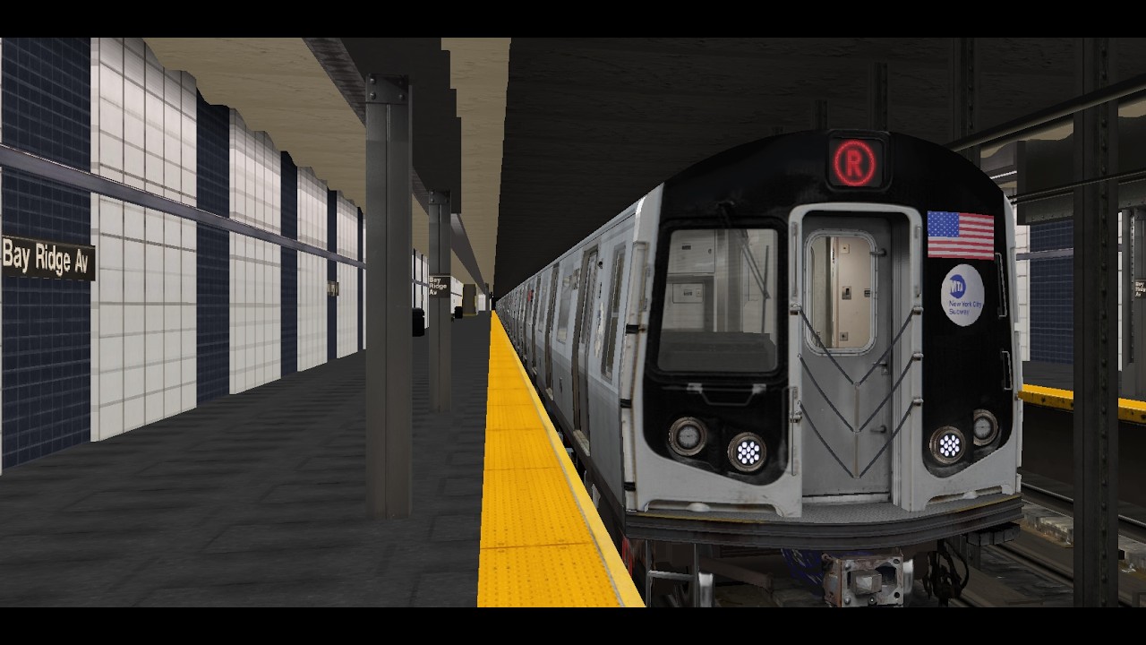 OpenBVE: R160 R from 95 St to Atlantic Av-Barclays Center