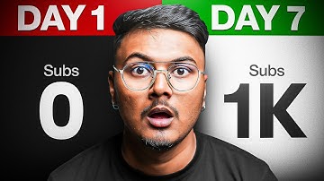 How To Get 1000 Subscribers In 7 Days | Koi Nahi Batayega! 🔥