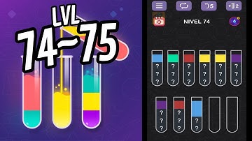 🏅 Water Sort Puzzle - Guru Game 🧪 LEVEL 74~75 🧪 Gameplay Walkthrough