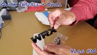 WRX Front Grill Emblem Install Vlog #10 Subaru Front Grill Emblem