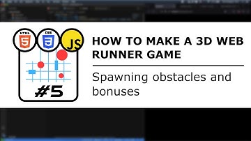 Spawning obstacles and bonuses / Making a 3D web runner game #5