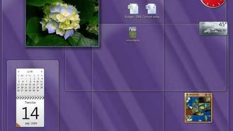 Windows 7 - Aero Peek