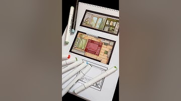 Plan Rendering 👀 what do you think about it? #art #marker #design #render #sketch #architecture