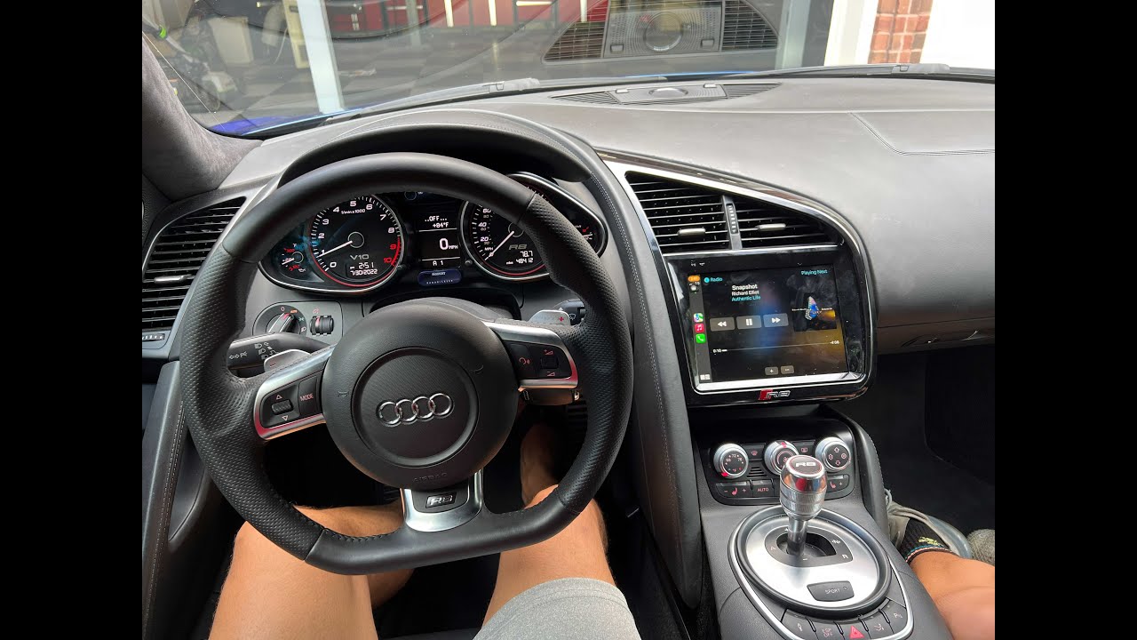 New! Android Radio, Apple CarPlay for my Audi R8! YouTube
