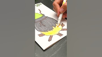 Iluminous Magic Cauldron 🧙 #artandcraft