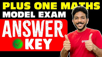 Plus One Model Exam Answer key | Maths Answer Key Analysis | Exam Winner +1 Maths