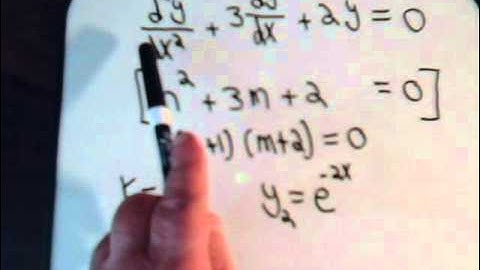 Auxiliary Equation With Real & Distinct Roots - Example 1